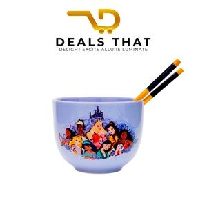 Disney Princess Bowl With Chopsticks